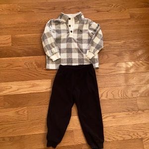 3T Carters Fleece Set